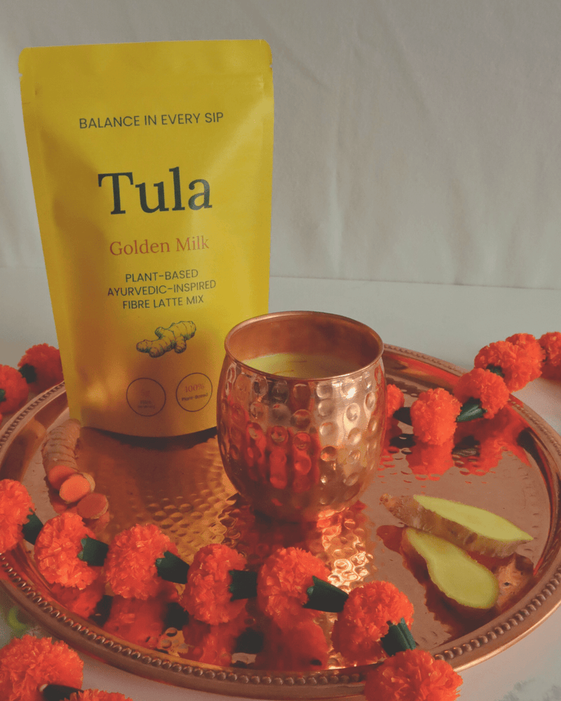 Golden milk fiber latte mix by Tula (large pack)